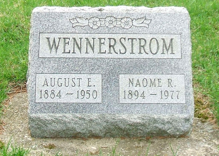 Physical Audit: Wennerstrom Grave Stone Signifier